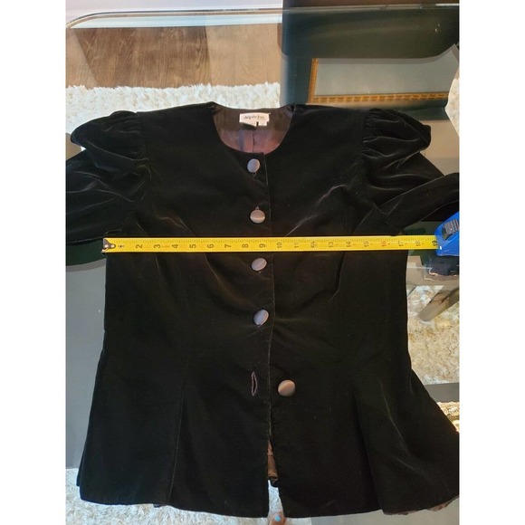 Vintage Depeche Mode Black Acetate Long Sleeve Buttons Front Casual Jacket 12 - Picture 10 of 11